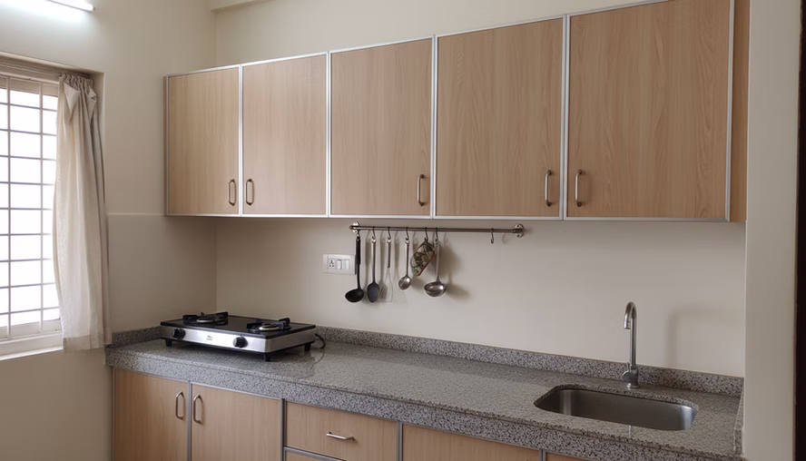 Particle board works best in dry, low-load areas where budget is the main concern.